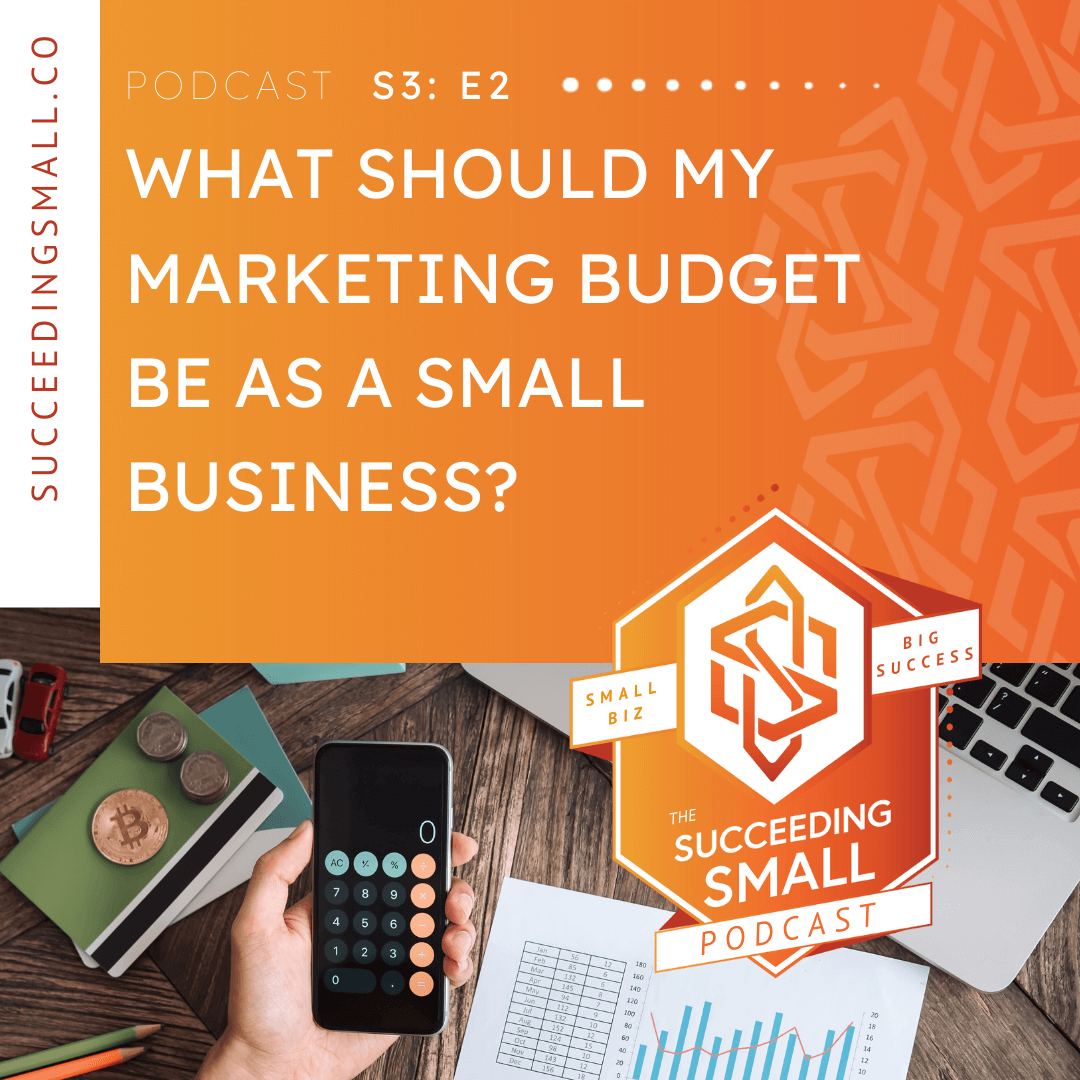 Podcast Episode Graphic for What Should My Marketing Budget Be As A Small Business